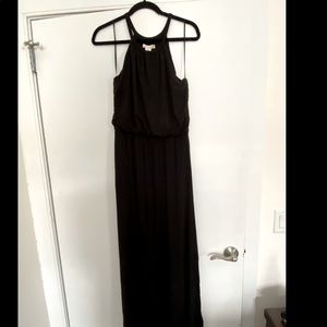 Black maxi dress